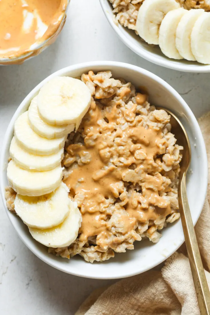 Peanut butter oatmeal.