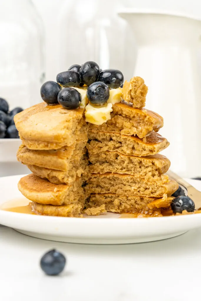 Oat flour pancakes.