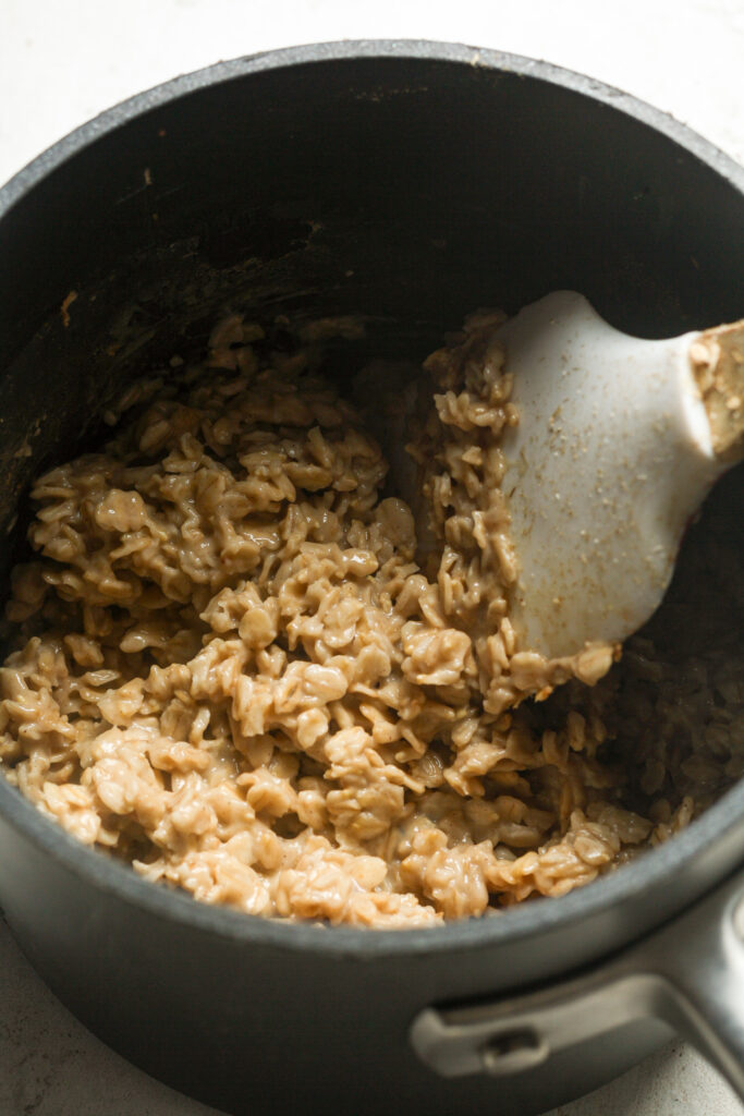 Thick coconut oatmeal.