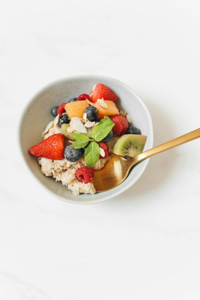 Oatmeal bowl.